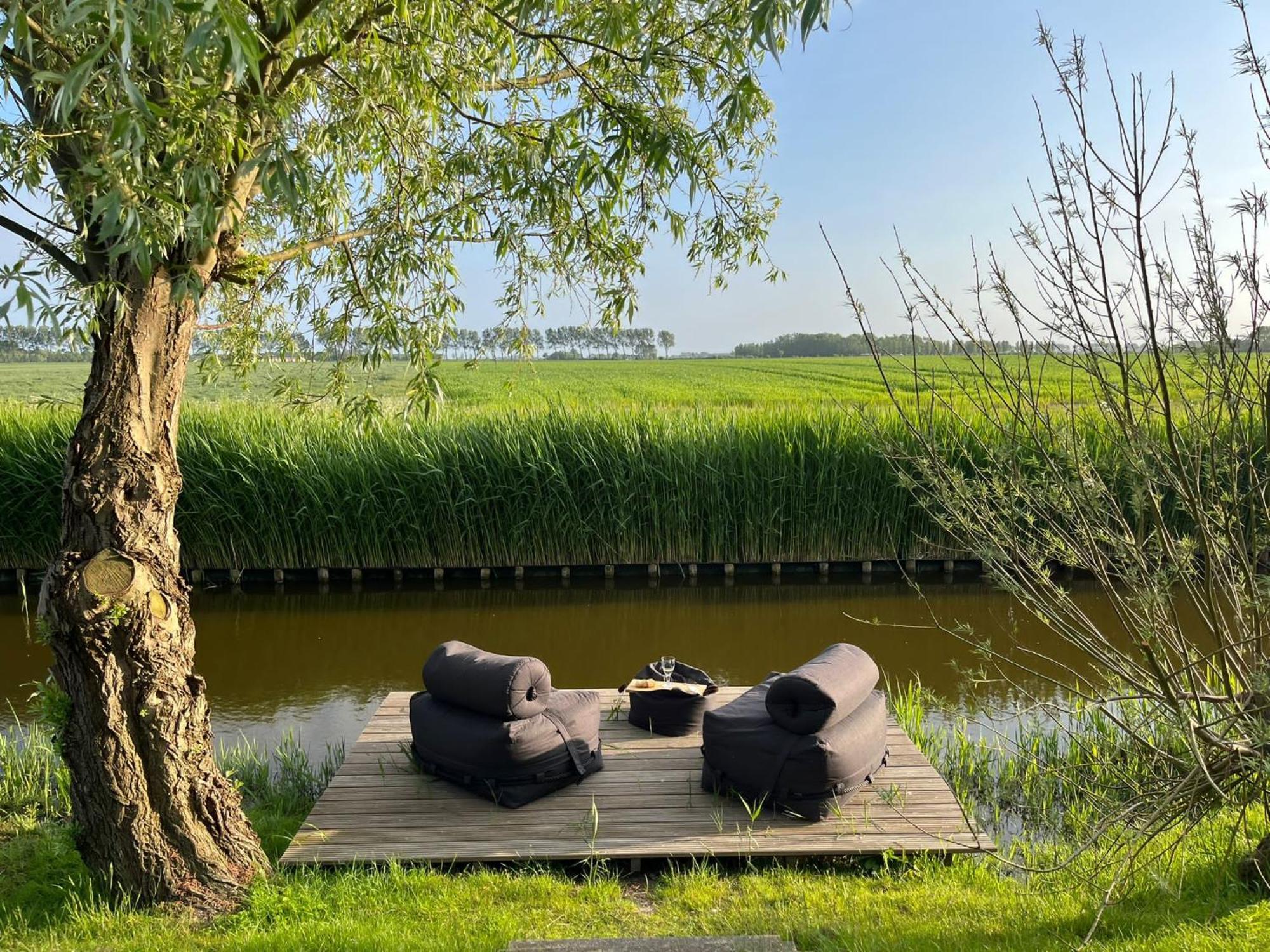 Iris'T; Dijkhuisje In De Polders Van Groede. 빌라 외부 사진
